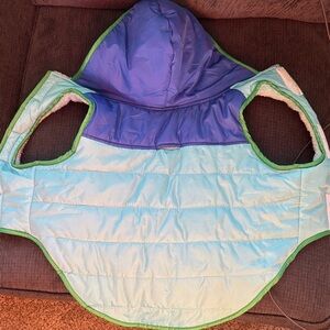 Dog Blue Hooded Coat